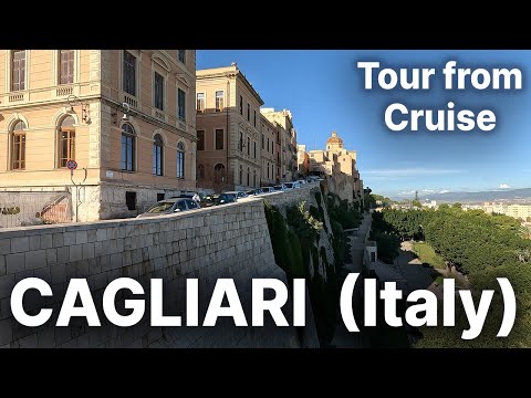 CAGLIARI - 4k Tour - Exploring Cagliari from a Cruise