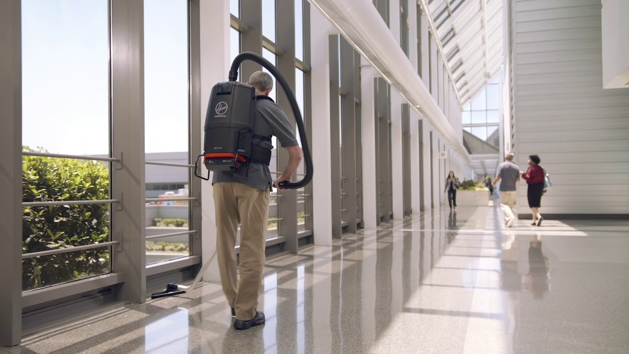 Hoover Commercial MPWR Cordless Backpack Vacuum YouTube