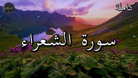 سورة الشعراء كاملة بصوت جميل جدا الشيخ أبو بكر الشاطري 🌹
