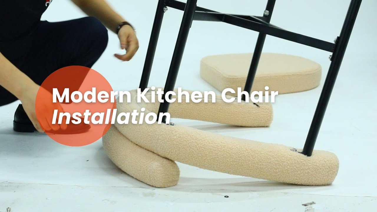 Chair Installation Modern Kitchen Chair Installation - YouTube