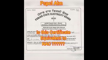 Diploma One Year Appertanceship Certificate Punjab State Electricity Board Patiala Pspcl Alm Post