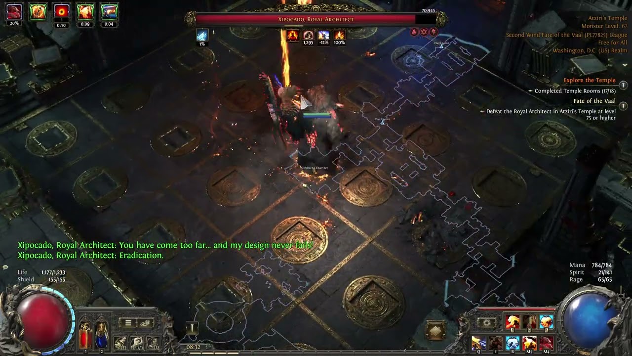 Path of Exile 2: POE2: FOTV-SW: Xipocado x2 | Shaman