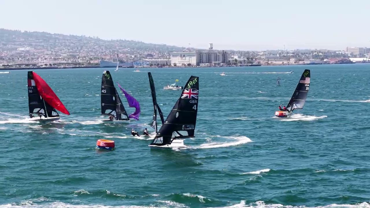 ⁣2026 SP OCR   49er   Final 2 leeward gate