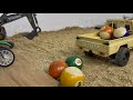 Heavy Billiard Balls Delivered by Toyota MN82 LC70 | Ultimate RC Land Cruiser Off-Road Challenge!