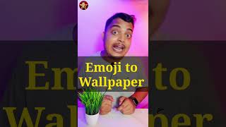 Emoji to Wallpaper || Create Wallpaper by using emoji #shorts screenshot 2