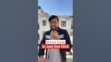 Remove Noise in Just 01 Click | record High quality audio #shorts
