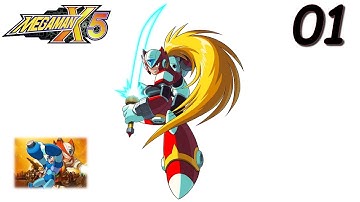 Mega Man X5 - Intro & Opening Stage (Zero)