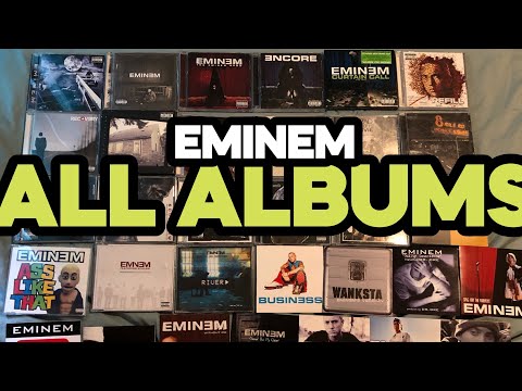 All Eminem album cover 1992-2024