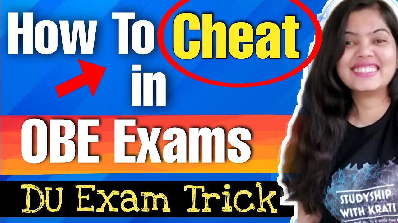 HOW TO CHEAT IN OBE EXAMS OF DU | STUDYSHIP WITH KRATI 2
