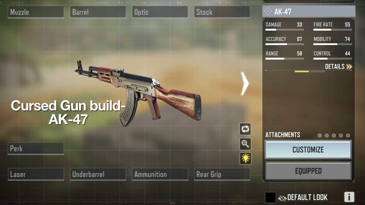 Cursed Rifle Builds Cursed Gun build- AK 47 - YouTube