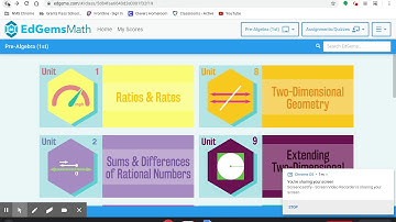Video for Z to get to EdGems Assignments