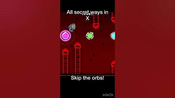 X all secret ways/swag routes!  #geometrydash #gddemon #gd #shorts