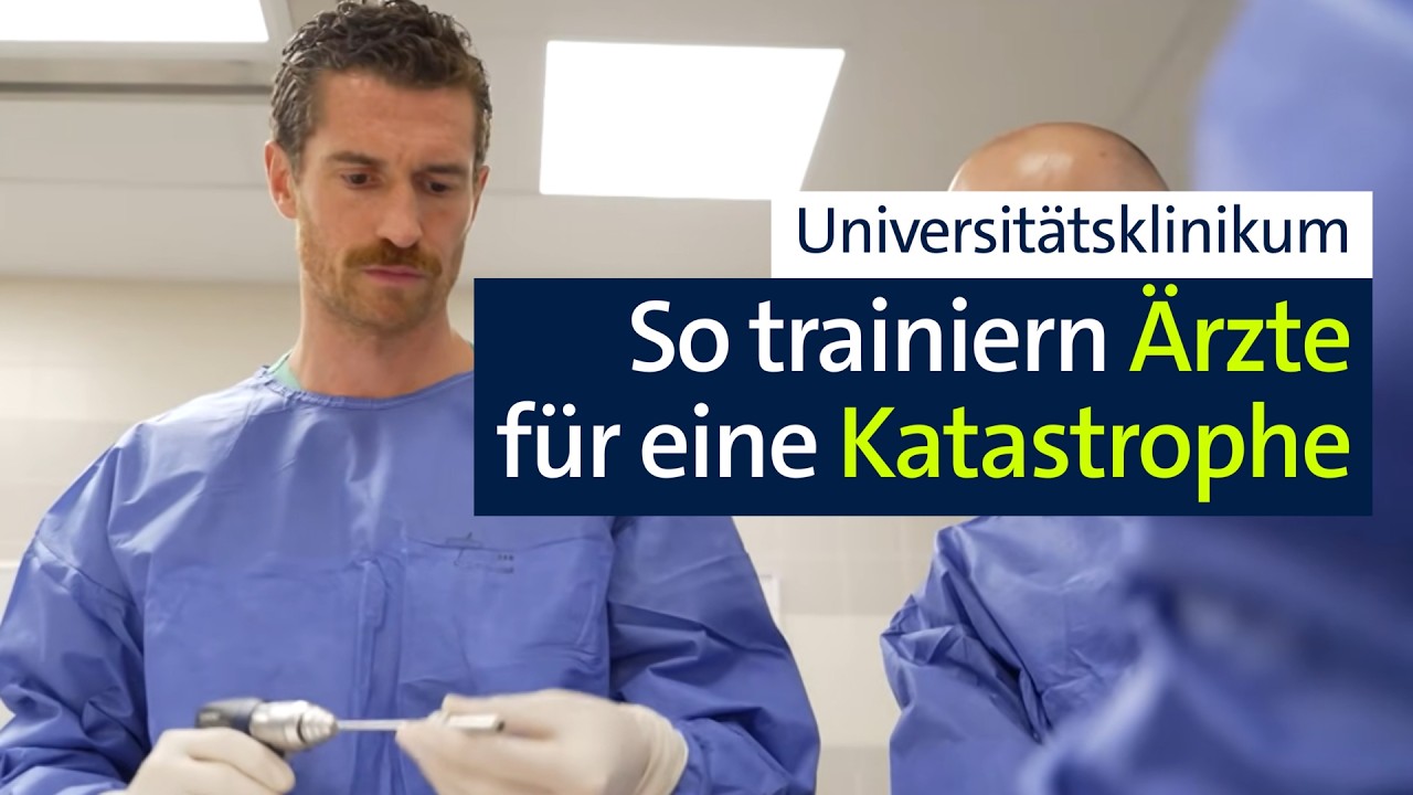 Universitätsklinikum Augsburg: Katastrophentraining | Abendschau