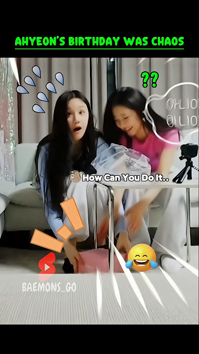 Surprise  For Ahyeon's Birthday.🎂 #shorts #babymonster #pharita #ruka #fypシ゚