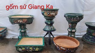 báo giá một số mẫu đôn chậu cây cảnh bonsai bên vựa gốm Giang Ka