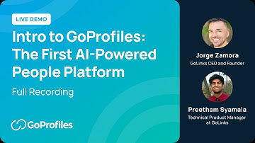 GoProfiles Webinar: Full Intro, Live Demo & Q&A | AI Powered Employee Engagement & Directory Tool