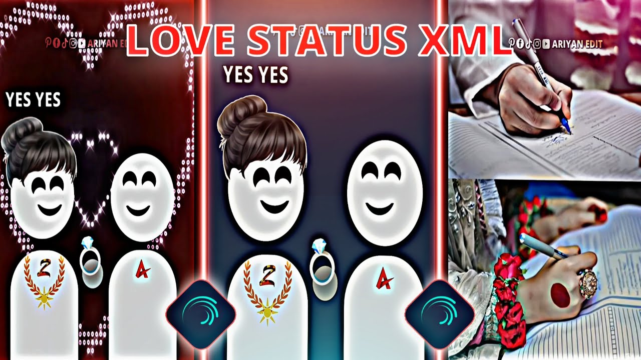 Love XML video Tranding video alight motion Xml Xml ⬇️ Alight