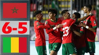 Morocco vs Mali Highlights & Penalties | Africa Cup of Nations U17 - AFCONU17 2023 SF | 5.14.2023