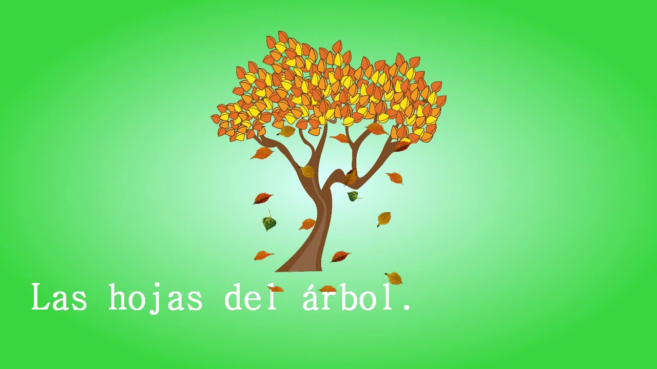Canción infantil. Las hojas del arbol - YouTube