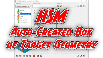 Auto Created Box of Target Geometry