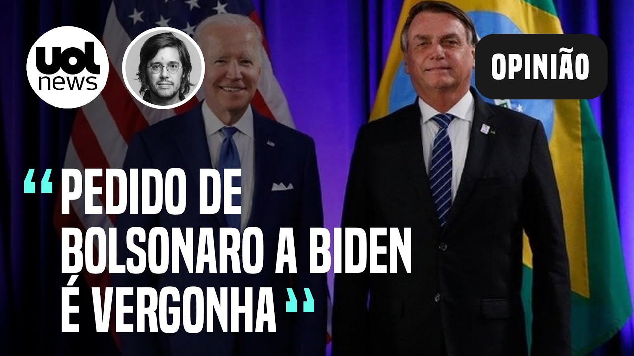 Pedido de Bolsonaro a Biden é vergonha para o Brasil, diz Joel Pinheiro