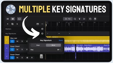 Logic Pro for iPad | How to use MULTIPLE Key Signatures