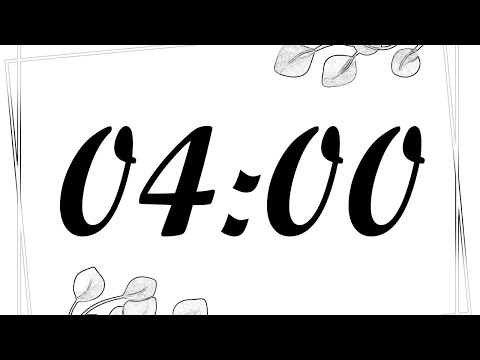 4 Minute Timer | 240 Second Timer | 4 Minute Countdown with Music