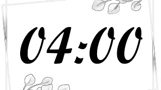 4 Minute Timer | 240 Second Timer | 4 Minute Countdown with Music