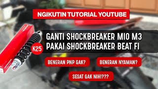 GANTI SHOCKBREAKER MIO M3 PAKE PUNYA BEAT, SESAT GAK NIH?!!