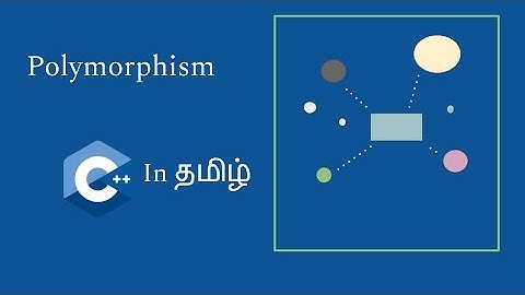 Polymorphism | C++ in Tamil | Logic First Tamil