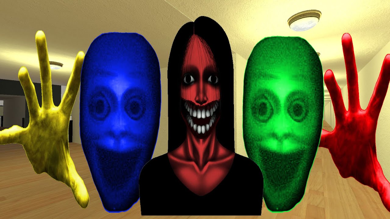 Kuchisake Onna, Jungler Nico's And Scary Hand Nextbot in Garry's Mod