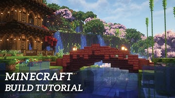 【Minecraft】Simple Japanese Bridge | Build Tutorial