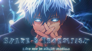 How to make "Shake & Transition" like me in alight motion for AMV edits | Mobile Tutorial📱