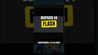 DeepSeek V4 Flash benchmark results are insane #AI #Shorts
