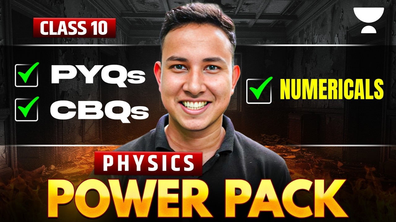 Class 10 Science 2026 | Complete Physics Most Important Questions ...