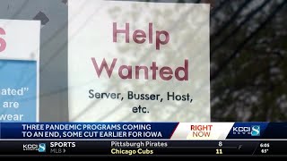Federal pandemic unemployment benefits end, some cut earlier for Iowans