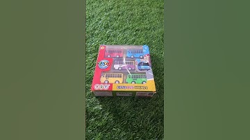 ASMR Unboxing and Testing Bus Tayo The Little Bus Friends No Talking With Natural Sound Water