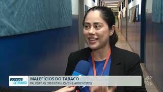 Riscos do tabagismo jovens recebem orientações em...