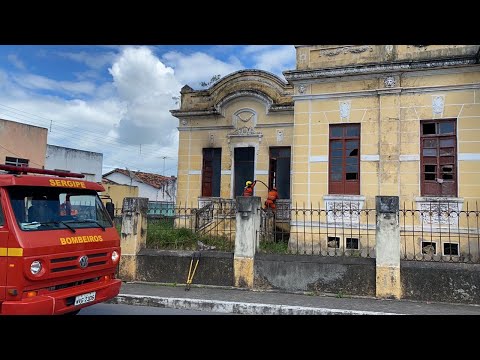 Prédio do Grupo Escolar Silvio Romero incendeia novamente | Minuto Serigy