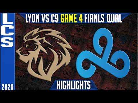 LYON vs C9 Highlights Game 4 | LCS Semifinal Summer 2026 Playoffs | LYON vs Cloud9 G4