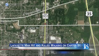 Lafayette pedestrian killed in Kokomo crash