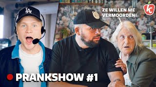 PRANK: QUCEE IN PANIEK DOOR BIZARRE OMA (HIJ MOET HAAR ONTVOEREN) - Prankshow #1 | Kalvijn