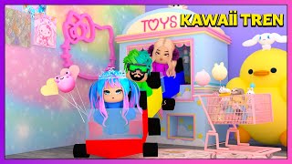 TRENLE TATLI KAWAİİDEN KAÇIYORUZ  KÜBRA NİSA HAN KANAL ROBLOX Create a Cart Ride!