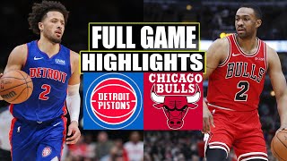 Detroit Pistons vs Chicago Bulls FULL GAME HIGHLIGHTS | April 11 | 2024 NBA Season
