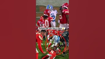 Chiefs vs Lions Fight! 😳 Brian Branch sparks brawl on Sunday Night Football! #NFL #Chiefs #Lions