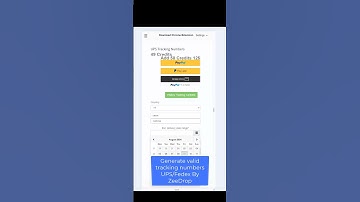 Generate valid tracking numbers for dropshipping | ZeeDrop