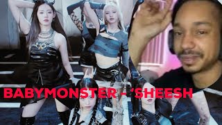 American Reacts to BABYMONSTER - ‘SHEESH’ M/V |