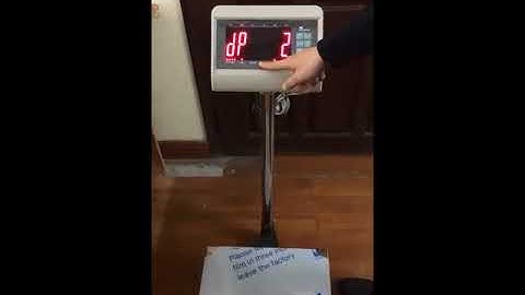 Hướng dẫn hiệu chuẩn cân bàn điện tử 150kg Zemic-T7E