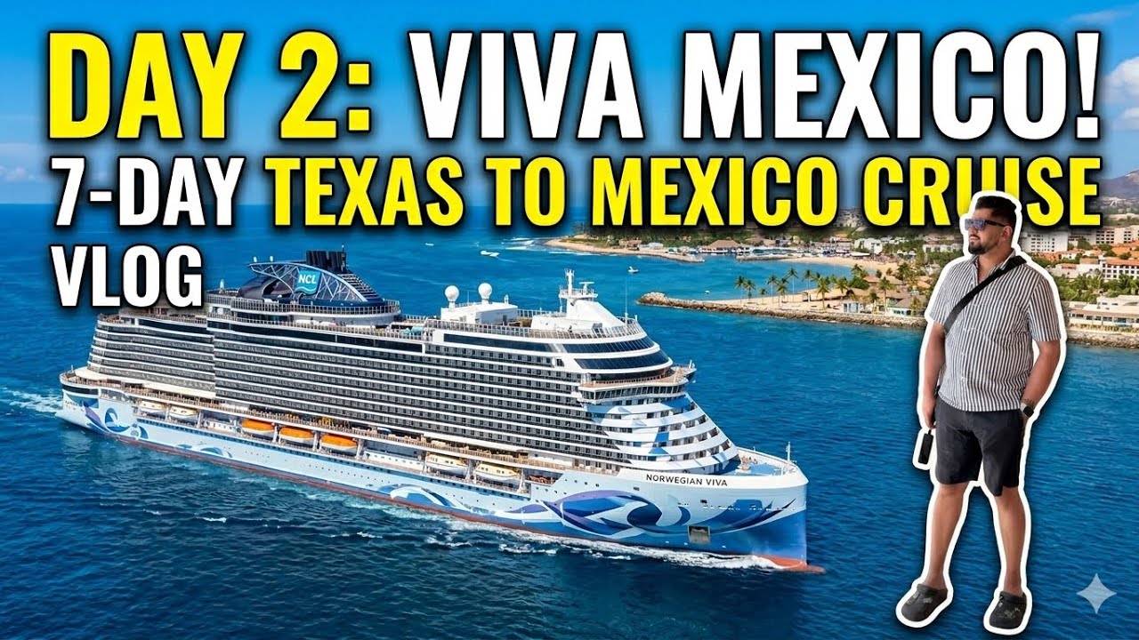 Day 2 Norwegian viva Cruising and ship day Texas to Mexico