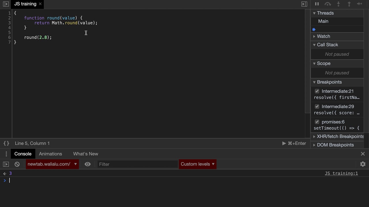 JS Training - Beginner - Maths 1 - YouTube